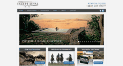 Desktop Screenshot of exceptional-travel.com